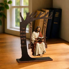 【2 buc】Ornament religios de perete cu Iisus Hristos, decorațiune creștină suspendată cu detalii retro pentru casă, cadou cu binecuvântare