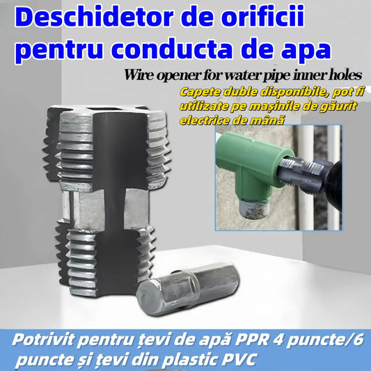 🛠️【Set de instrumente pentru deschiderea găurii filet intern + filet extern】Se aplică conductelor de apă în 4 și 6 puncte plastic PPR PVC
