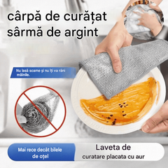 😍💦【20 bucăți】😘💪 Cârpă puternică de curățat plasă pentru spălat vase
