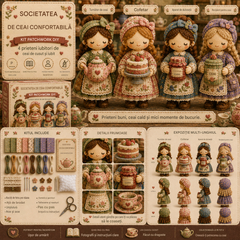 🎁 Ultima zi: bucură-te de 49% reducere! 🧵 Set de patchwork miniatural din seria "lume în miniatură"