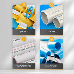 🛠️【Set de instrumente pentru deschiderea găurii filet intern + filet extern】Se aplică conductelor de apă în 4 și 6 puncte plastic PPR PVC