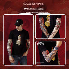 Un set de 10 piese – cele mai bine vândute tatuaje cu mâneci ale verii. Realiste și fără cusături.