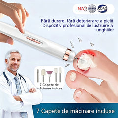 🦶🦶Pilă electrică de unghii pentru ciuperca unghiilor de la picioare, o pilă electrică mică.