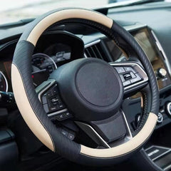 🚗✨ Husă pentru volan din piele naturală – model universal, anti-alunecare, rezistentă și durabilă