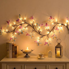 🦋💡 Ghirlandă luminoasă LED flexibilă în formă de fluturi – creează o atmosferă caldă și de poveste în casa ta
