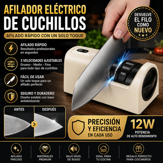 ⏳40% reducere! 🔪 Ascuțitor de cuțite electric multifuncțional fără fir, reîncărcabil ✨