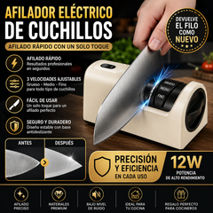 ⏳40% reducere! 🔪 Ascuțitor de cuțite electric multifuncțional fără fir, reîncărcabil ✨